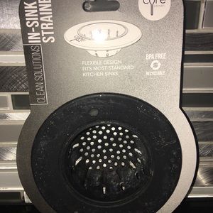 Core Black Graphite Silicone Sink Strainer
